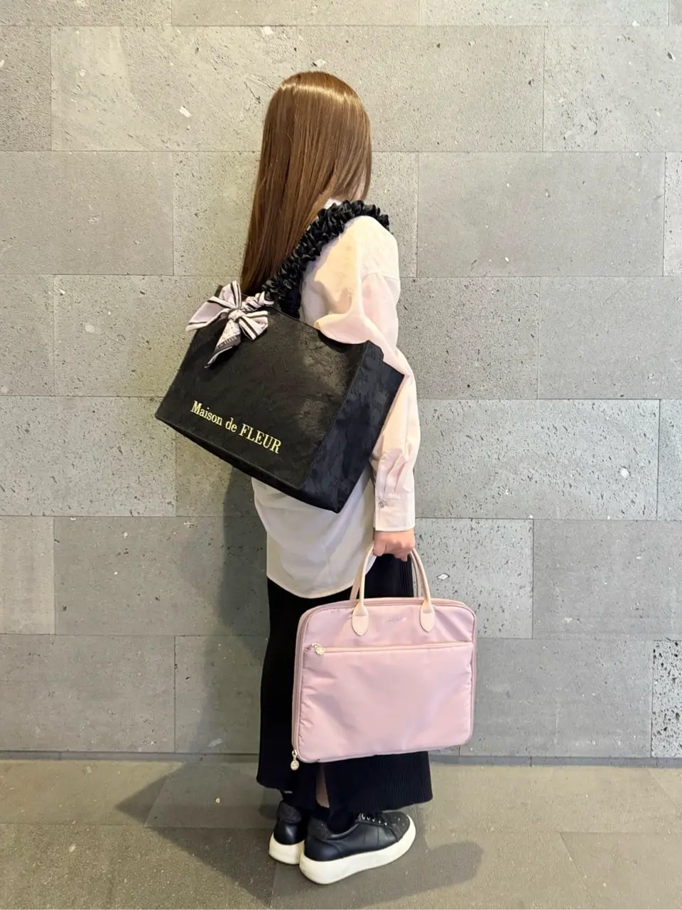 レザーハンドルPCケース/Maison de FLEUR（メゾン ド フルール）の