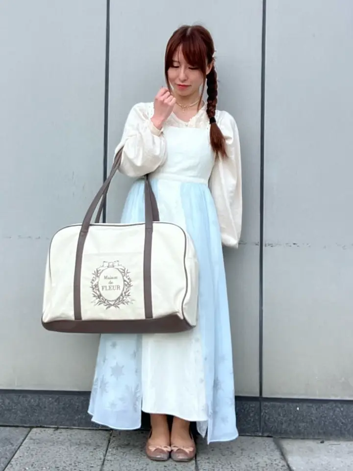 アナと雪の女王/エルサ/スノーフレークジャガードキャミワンピース