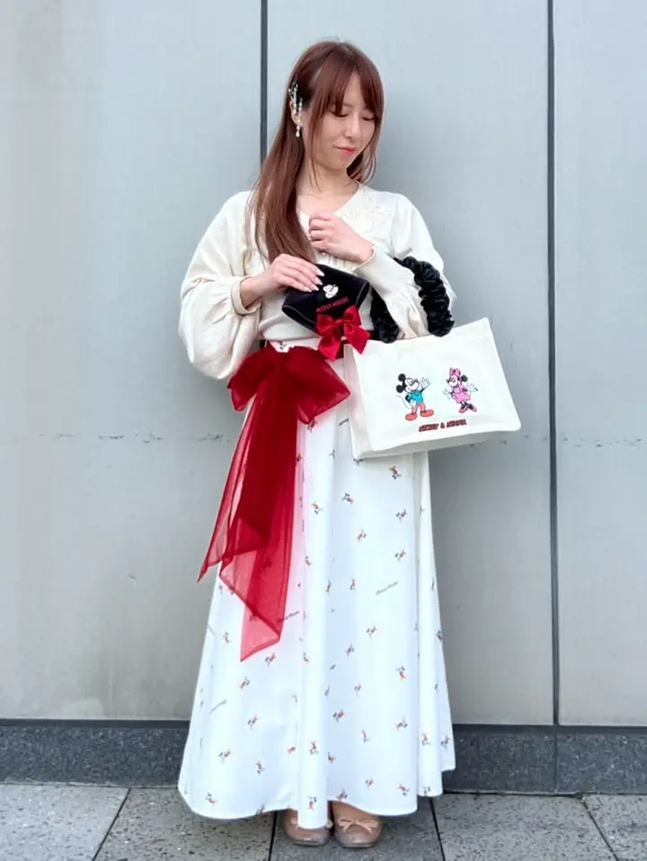 ミッキーキャラクター柄スカート ミッキーキャラクター柄スカート