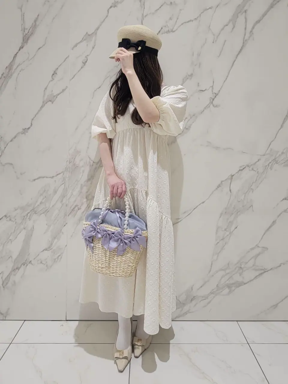 グログランリボンキャスケット/Maison de FLEUR（メゾン ド フルール