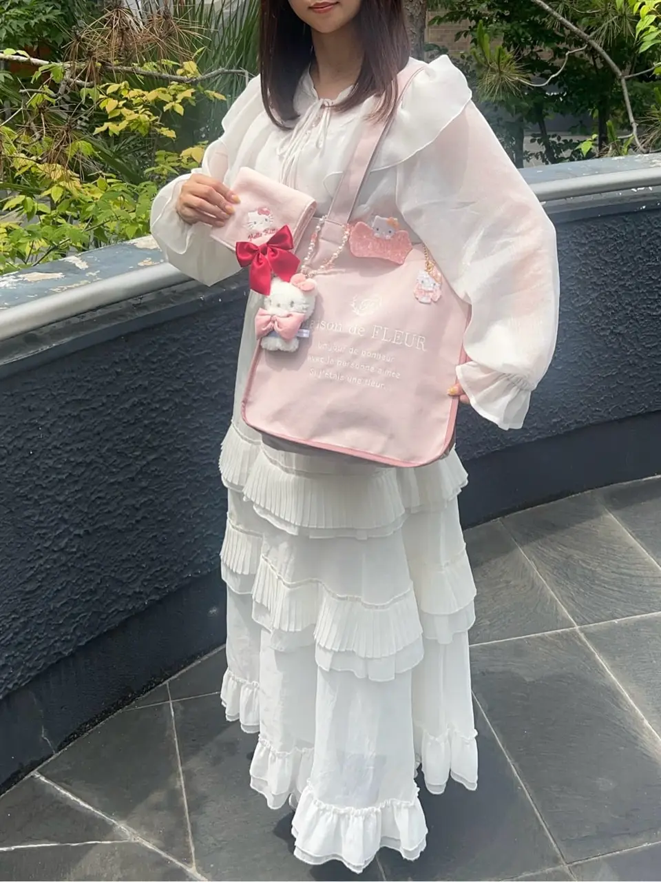 ハローキティ キーチャーム/Maison de FLEUR（メゾン ド フルール）の