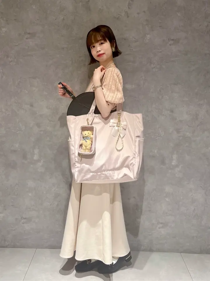 EC限定ビジューリボンパールストラップ/Maison de FLEUR（メゾン ド