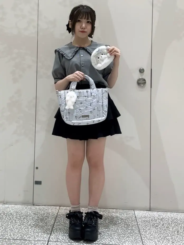 ペンギンキルトショルダーバッグ/Maison de FLEUR（メゾン ド フルール