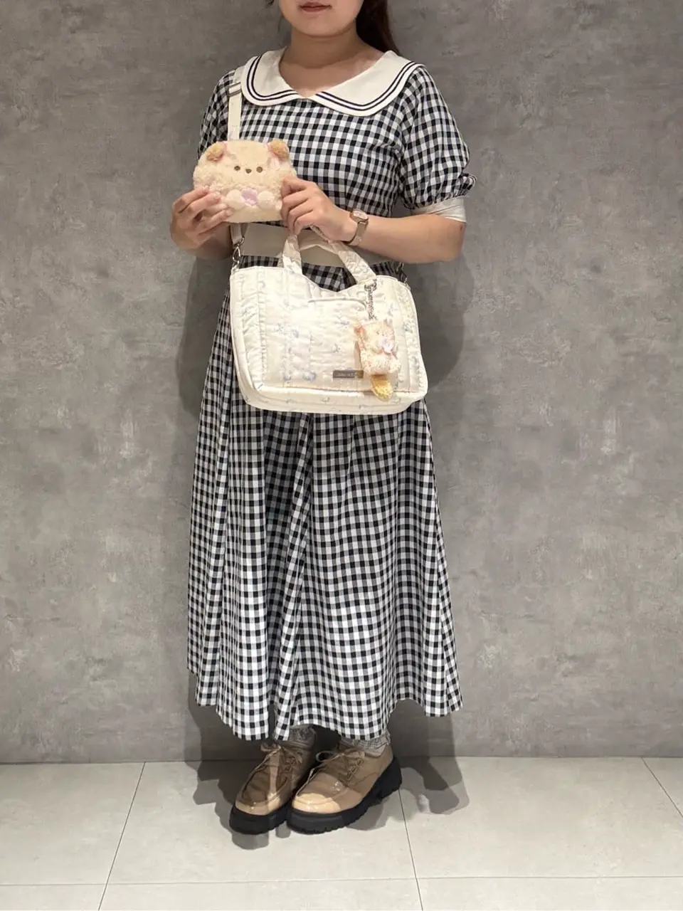 【ぽんこ☆さま】ポーチ ❤︎ ジョリーフルール ラッコフェイスポーチ/Maison de FLEUR（メゾン ド フルール）のポーチ