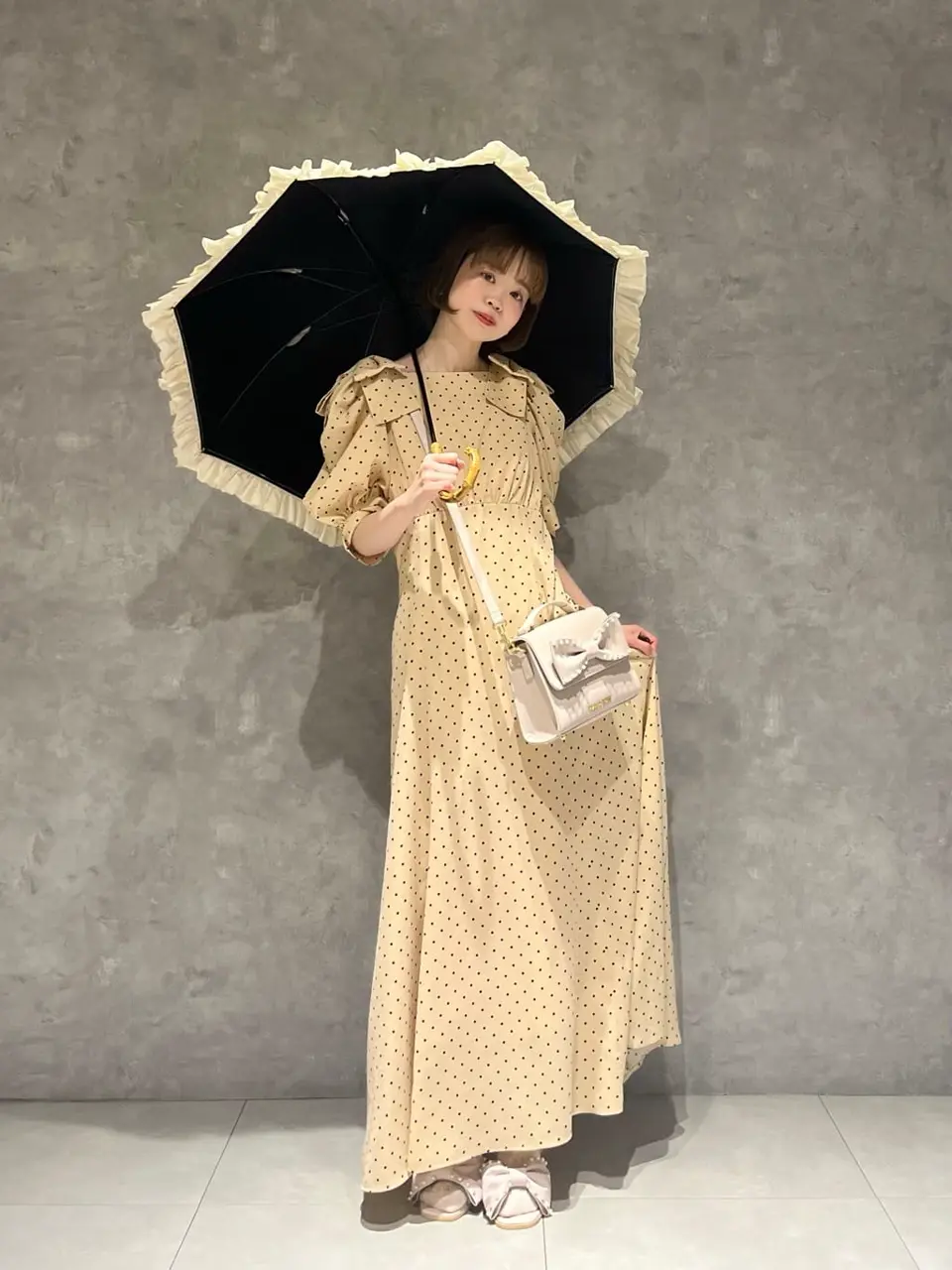 ドットワンピース/Maison de FLEUR Petite Robe（メゾンドフルール