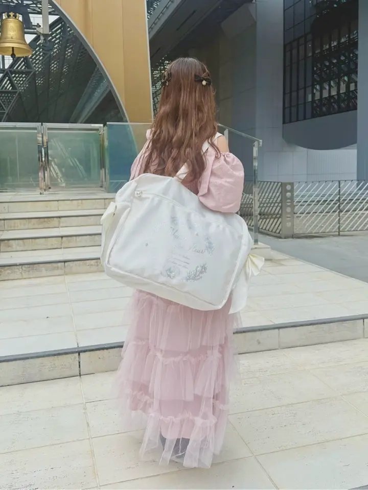 シーシェルプリントキャリーオンバッグ/Maison de FLEUR（メゾン ド