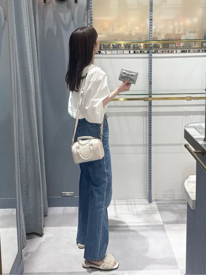 LINTONツイード2Wayミニボストンバッグ/Maison de FLEUR（メゾン ド