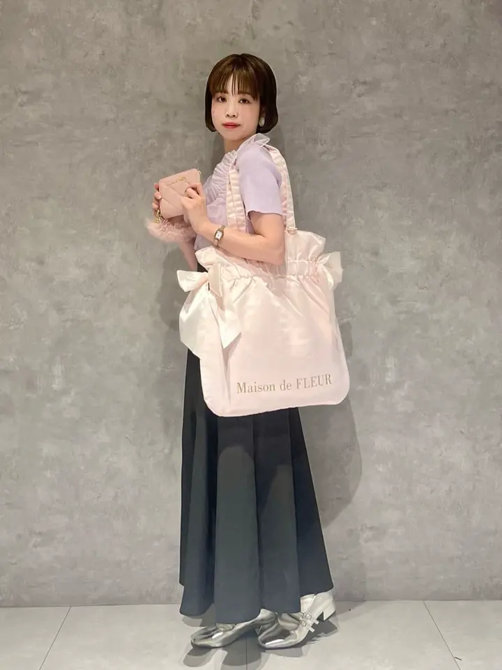 LINTONツイードポーチ/Maison de FLEUR（メゾン ド フルール）のポーチ