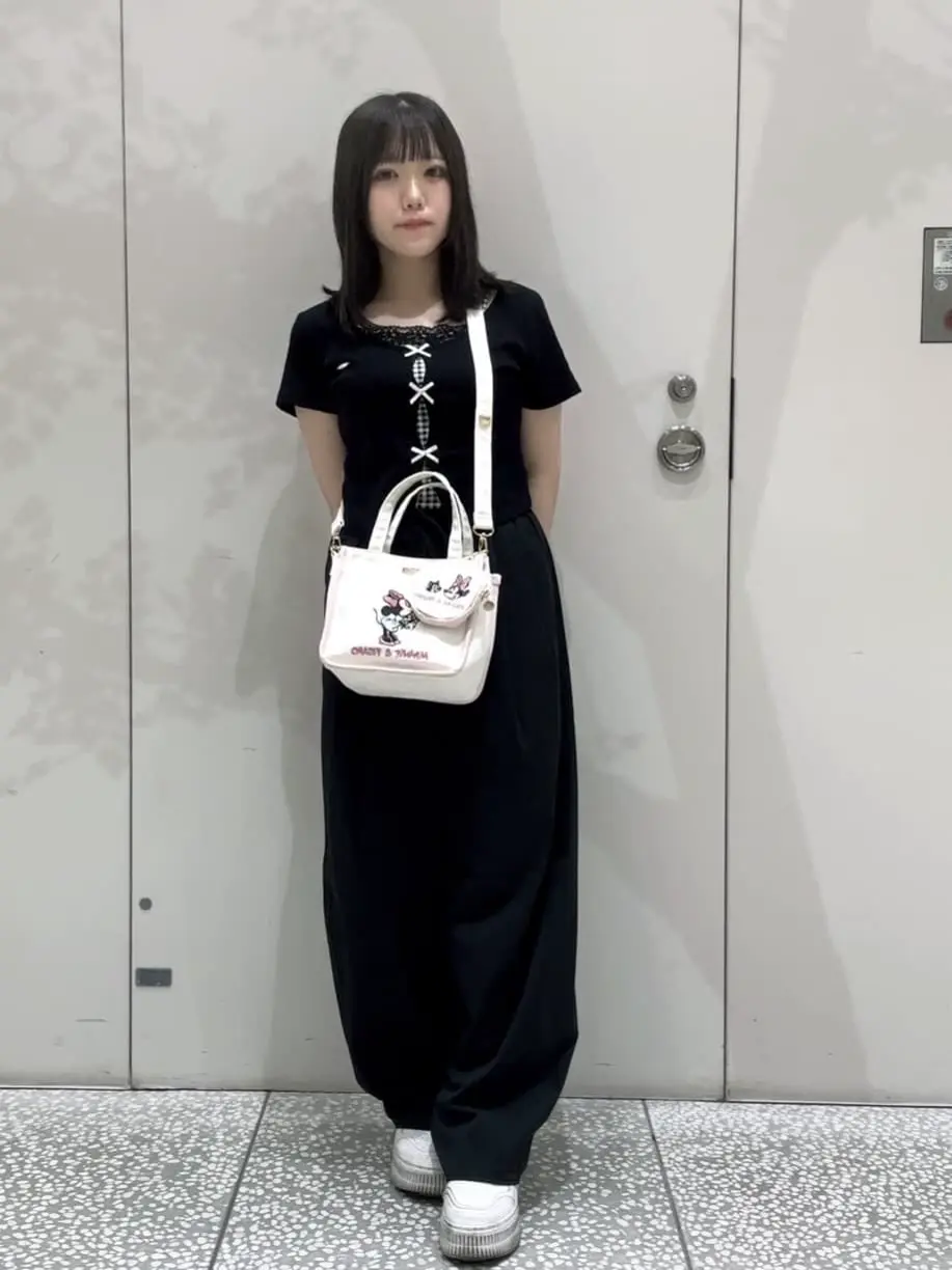 Minnie/Figaro/ポーチ付ショルダー/Maison de FLEUR（メゾン ド