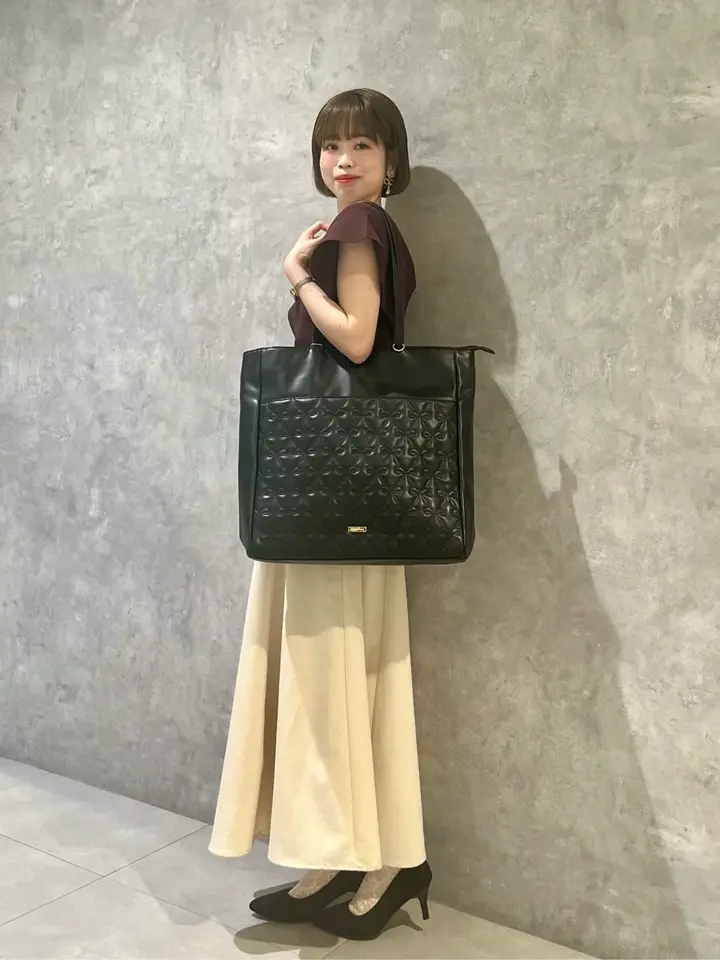 リボンキルティングキャリーオントート/Maison de FLEUR（メゾン ド