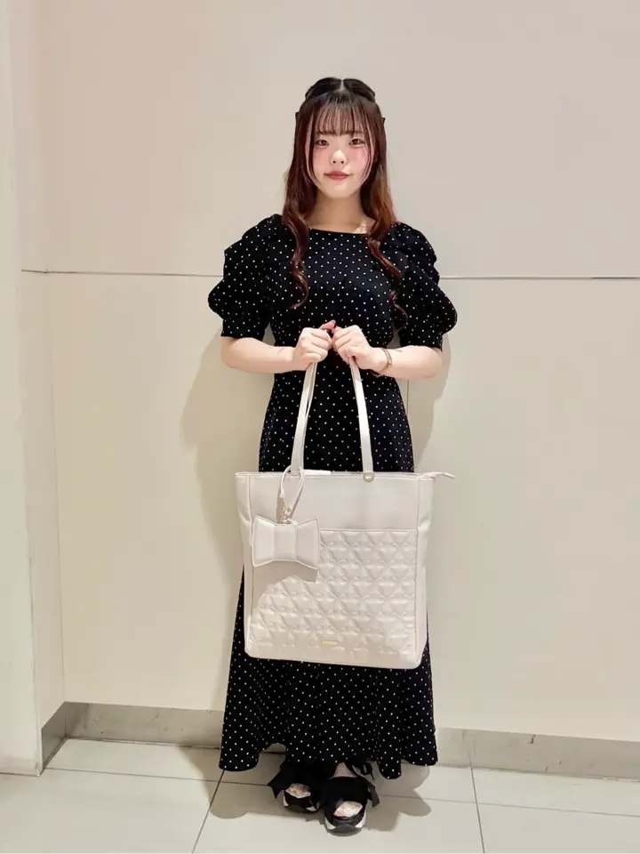 リボンキルティングキャリーオントート/Maison de FLEUR（メゾン ド