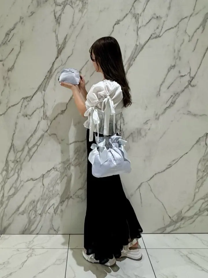 ダブルリボン2Wayトートバッグ/Maison de FLEUR（メゾン ド フルール