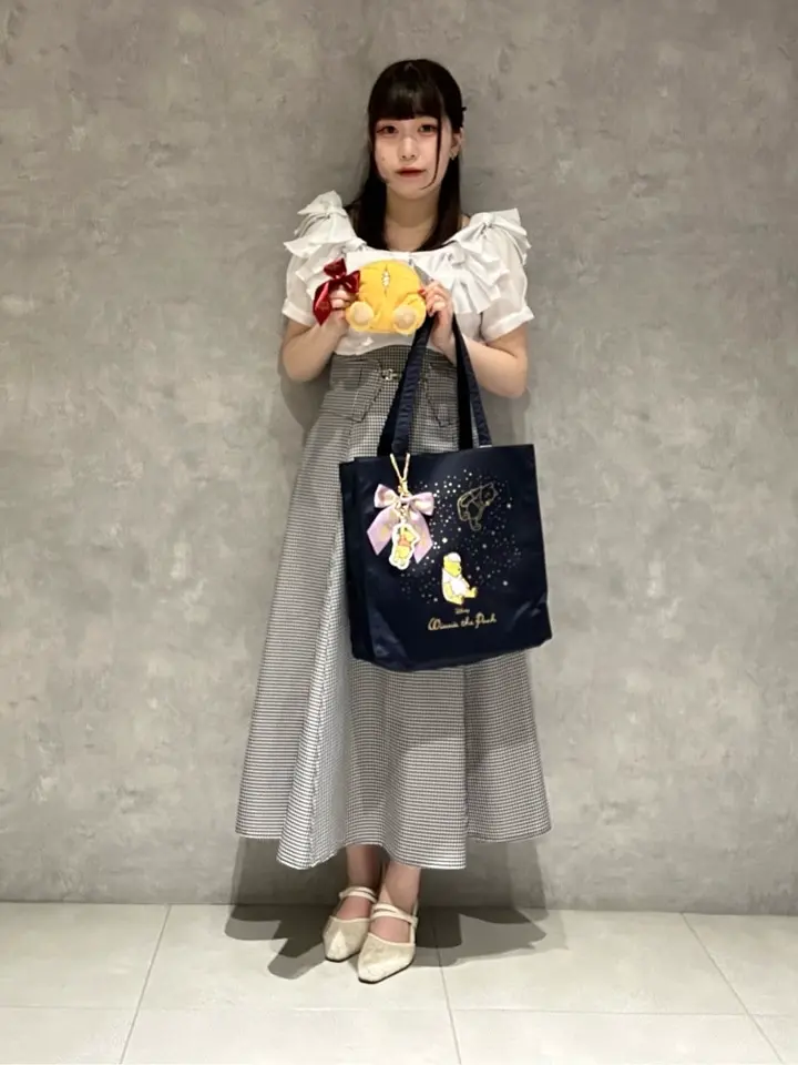 Winnie the Pooh/スクエアトートバッグ/Maison de FLEUR（メゾン ド