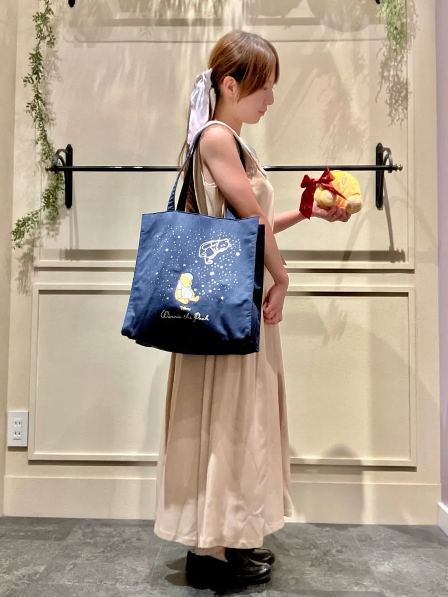 Winnie the Pooh/スクエアトートバッグ/Maison de FLEUR（メゾン ド