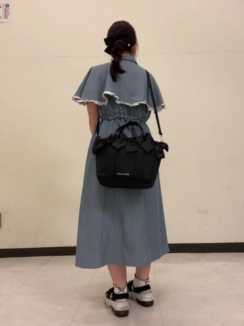 ボリュームリボン2Wayトートバッグ/Maison de FLEUR（メゾン ド