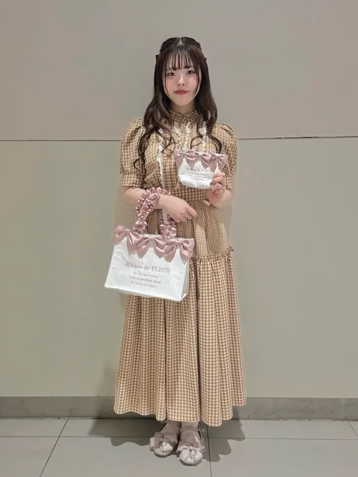 ≪USED≫チェックギャザーティアードスカート/Areeam（アリーム）の