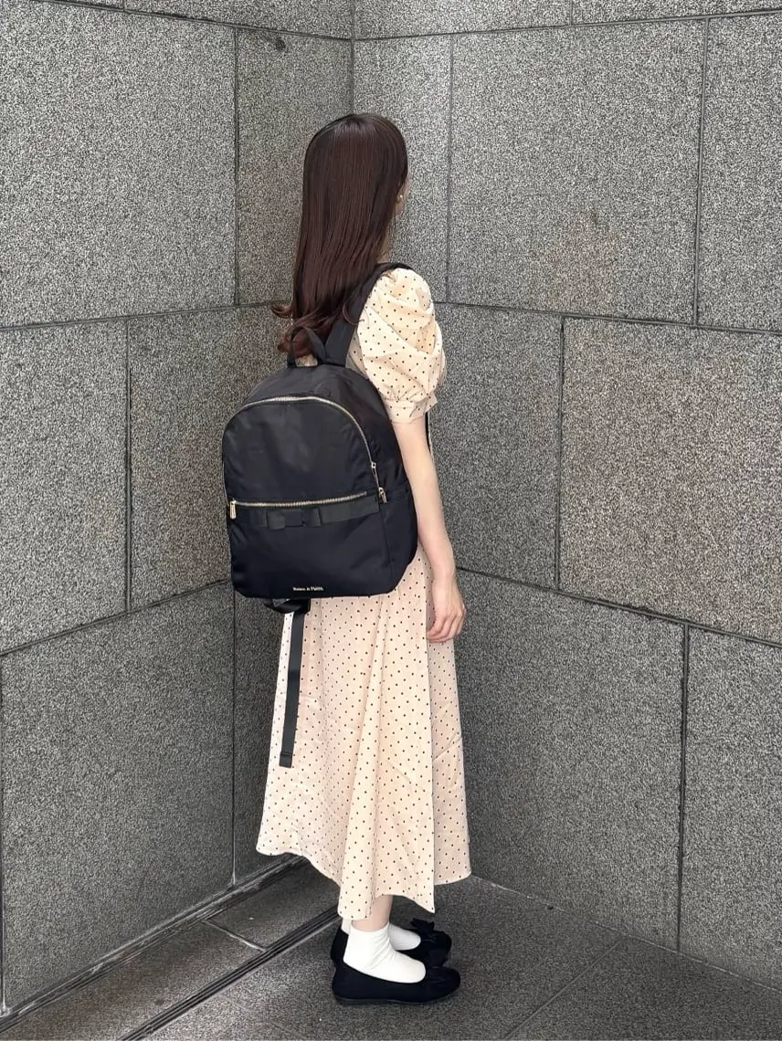 メゾン ド フルール（Maison de FLEUR）/撥水加工オペラリボンリュック 撥水加工オペラリボンリュック/Maison de FLEUR（メゾン ド フルール