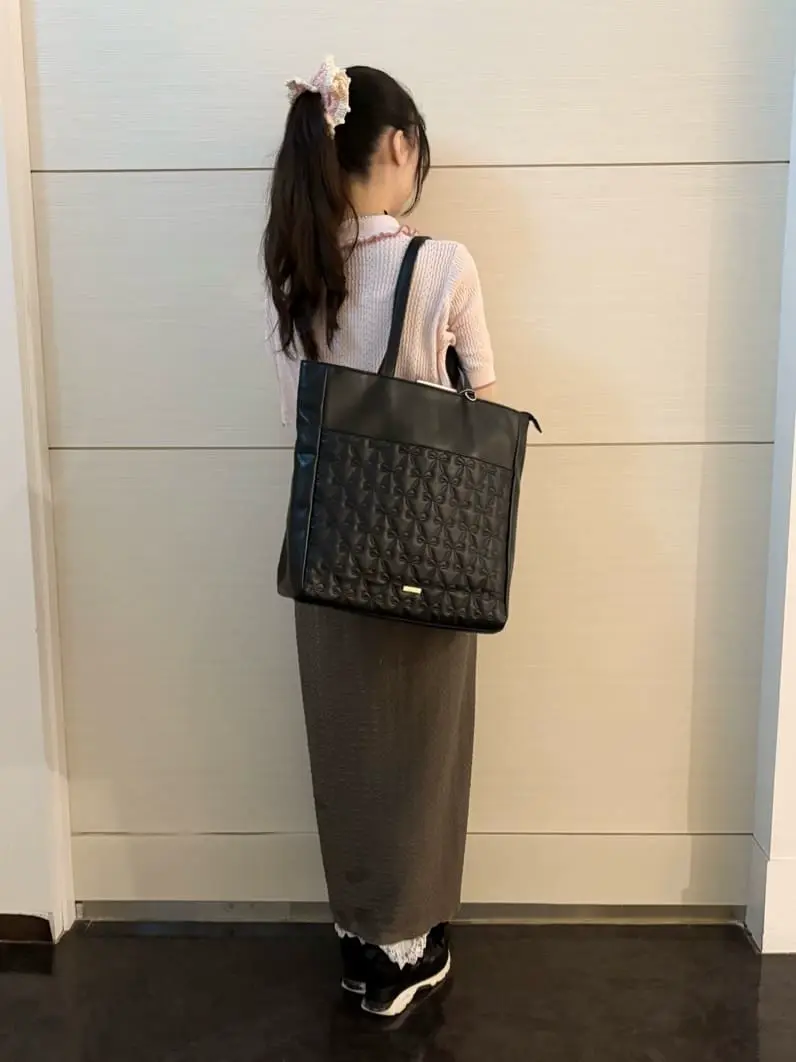 リボンキルティングキャリーオントート/Maison de FLEUR（メゾン ド