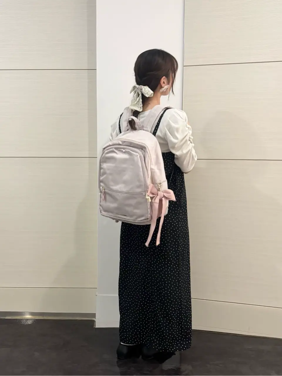撥水加工ポケットリボンリュック/Maison de FLEUR（メゾン ド フルール