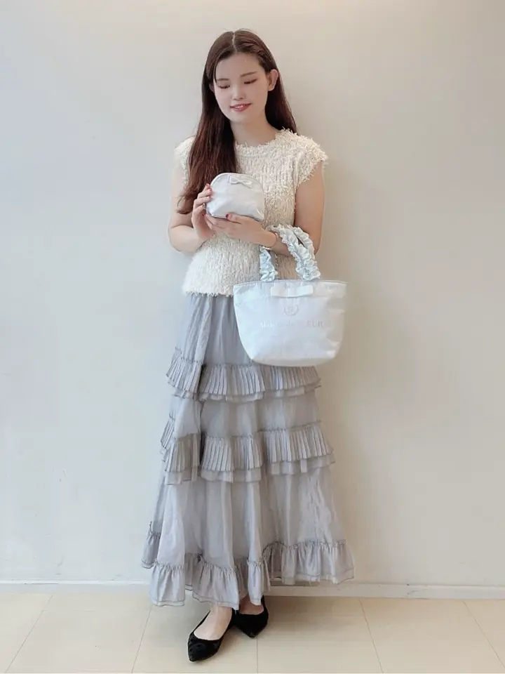 ブランドロゴフリルハンドルトートSバッグ/Maison de FLEUR（メゾン ド