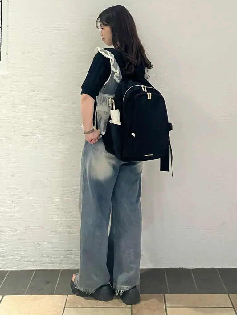 撥水加工ポケットリボンリュック/Maison de FLEUR（メゾン ド フルール