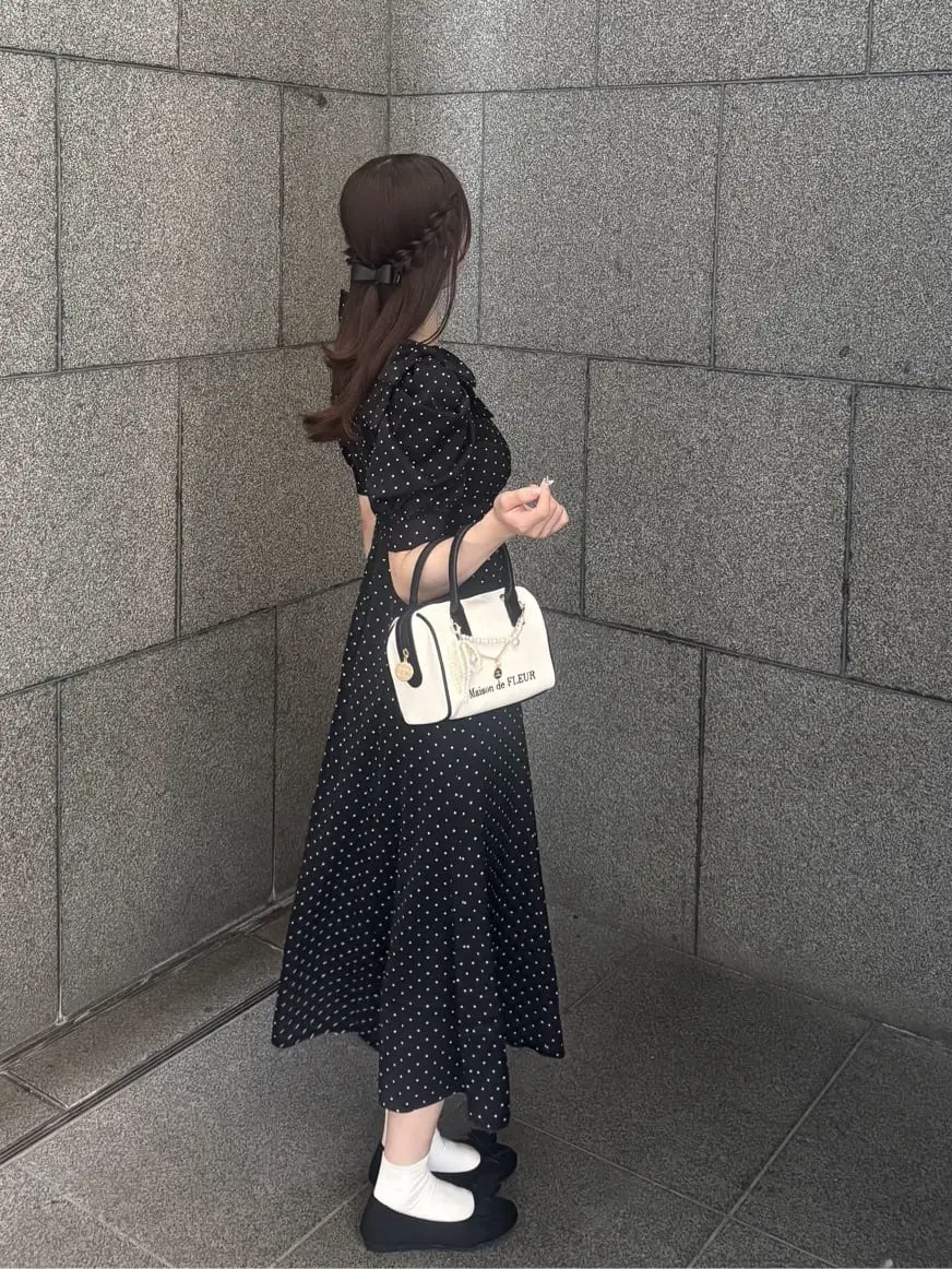 ≪USED≫ドットワンピース/Maison de FLEUR Petite Robe（メゾンド