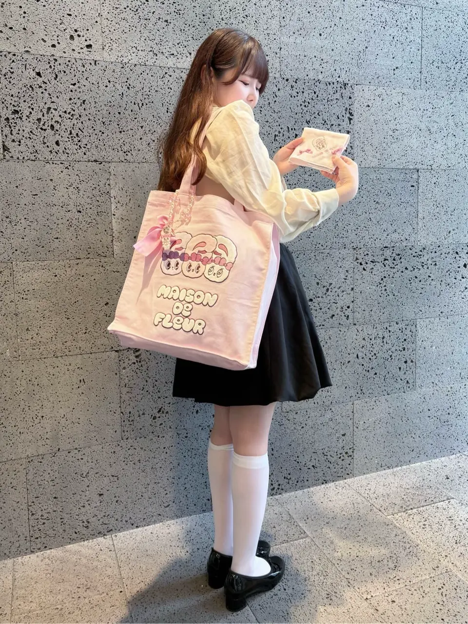 Esther Bunny スクエアトートバッグ/Maison de FLEUR（メゾン ド