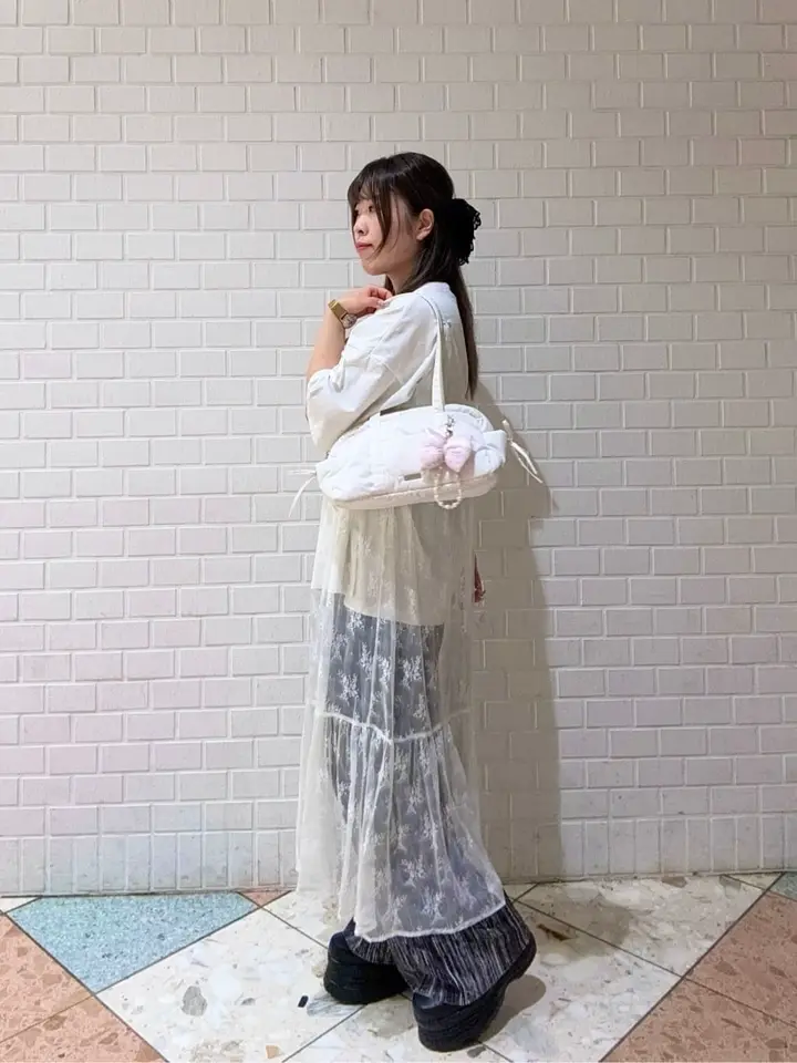 サイドリボンパファーボストンバッグ/Maison de FLEUR（メゾン ド