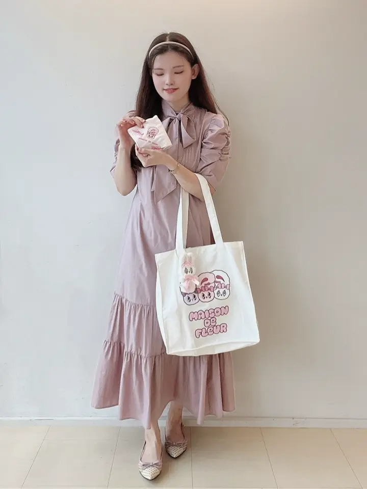 Esther Bunny スクエアトートバッグ/Maison de FLEUR（メゾン ド