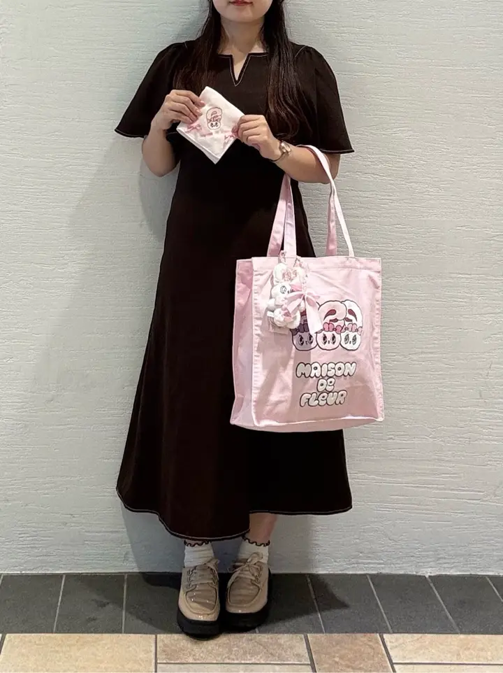 Esther Bunny スクエアトートバッグ/Maison de FLEUR（メゾン ド