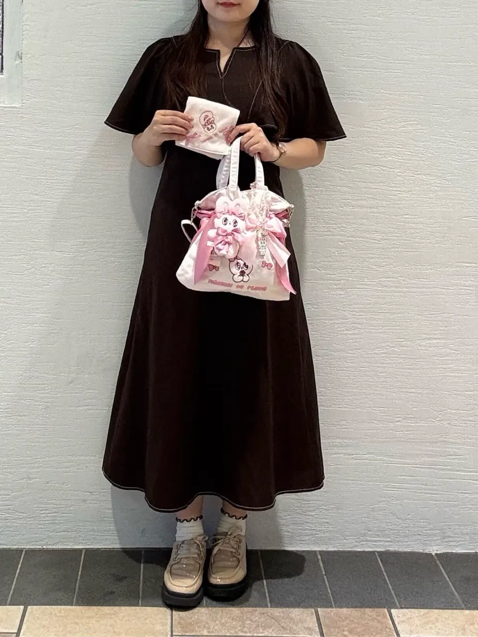 可愛い♡MASTER BUNNY EDITION 裾ラメ袖ロゴニットブルゾン☆ MASTER BUNNY EDITION（マスターバニーエディション）の「【MASTER