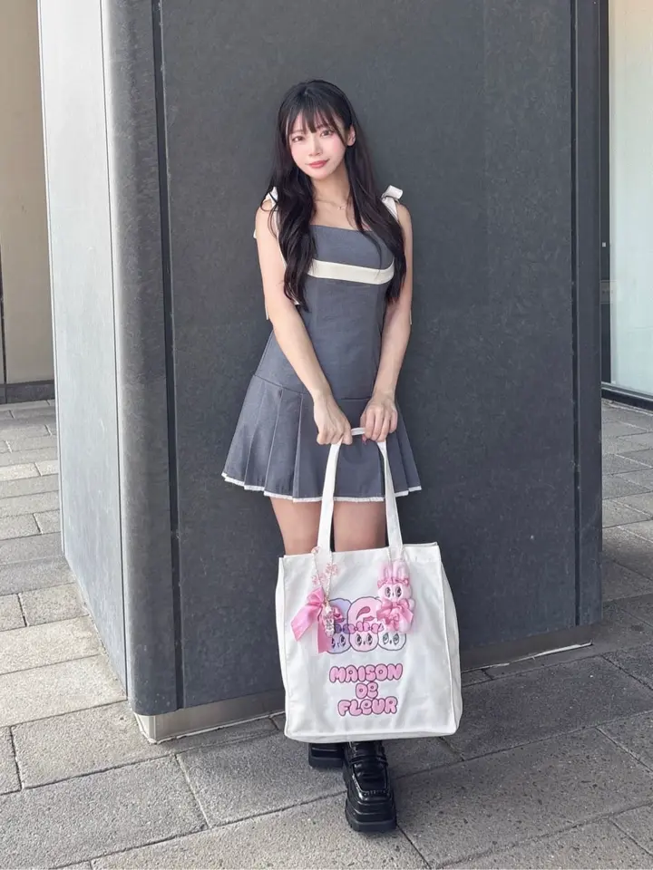 maison de FLEUR Esther Bunny スクエアトートバッグ Esther Bunny スクエアトートバッグ（トートバッグ）｜Maison de