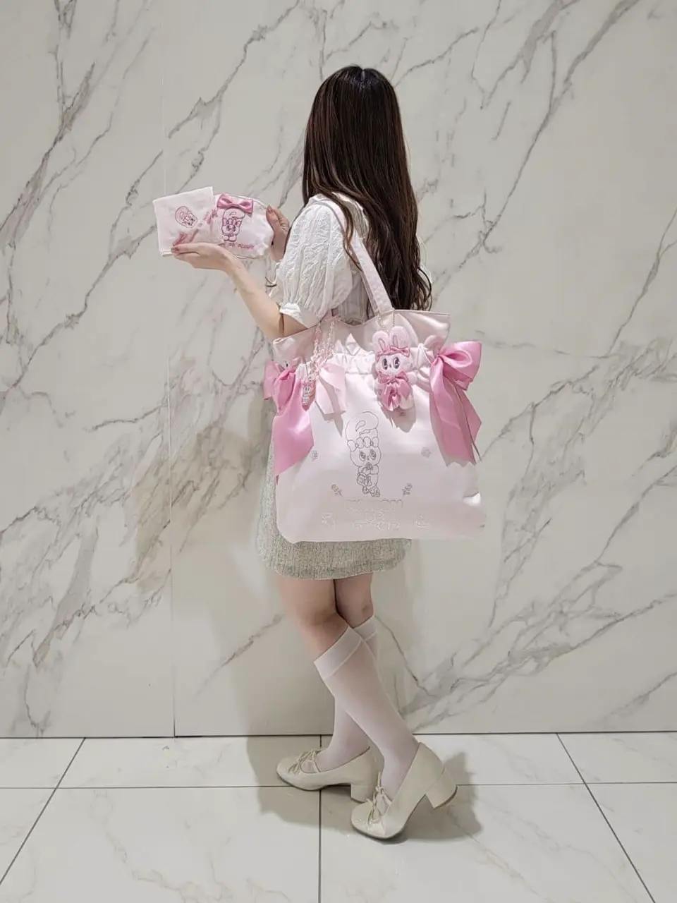 Maison de FLEUR × Esther Bunny ぬいぐるみチャーム Esther Bunny リボンチャーム/Maison de FLEUR（メゾン ド フルール