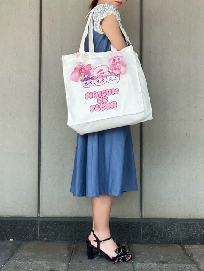 Esther Bunny スクエアトートバッグ/Maison de FLEUR（メゾン ド