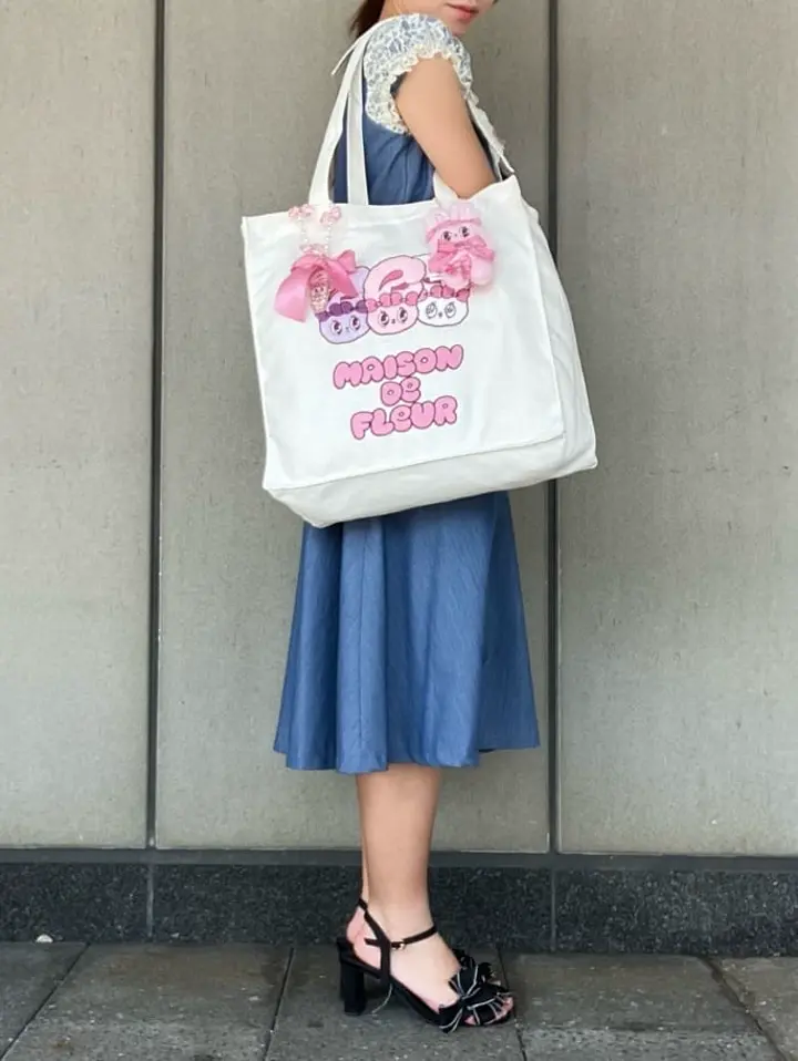 Esther Bunny スクエアトートバッグ/Maison de FLEUR（メゾン ド