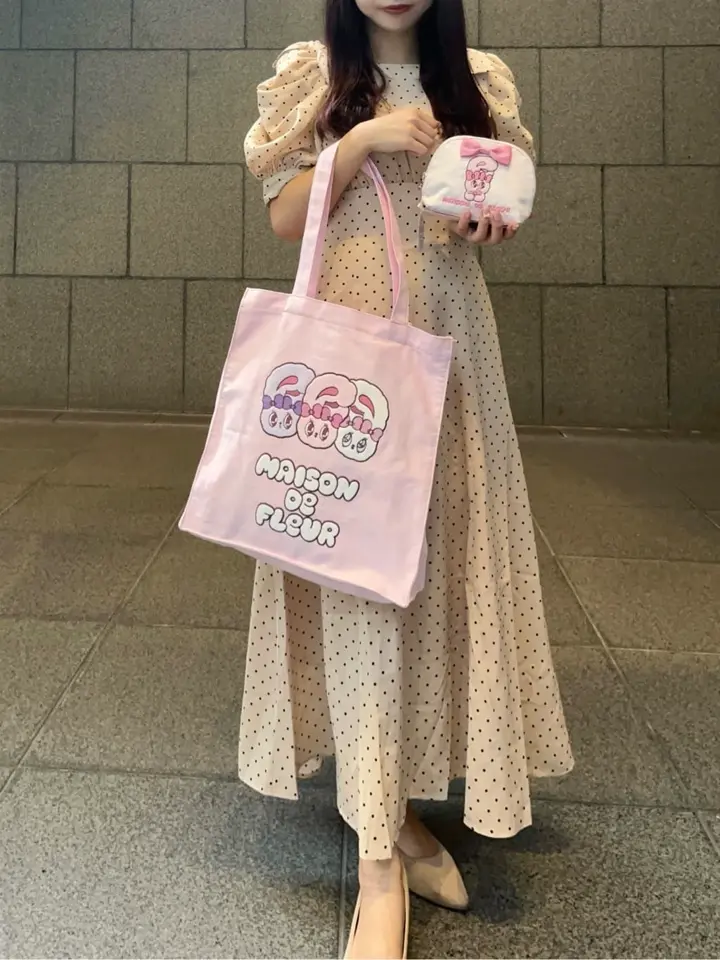 Esther Bunny スクエアトートバッグ/Maison de FLEUR（メゾン ド