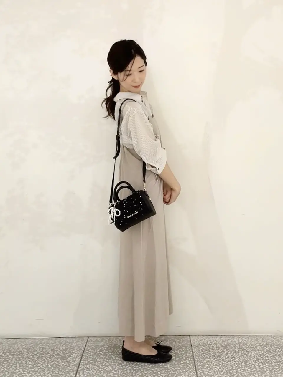 LINTONツイード2Wayミニボストンバッグ/Maison de FLEUR（メゾン ド