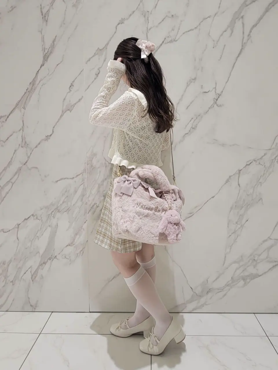 ピンクマニアうさぎチャーム/Maison de FLEUR（メゾン ド フルール）の