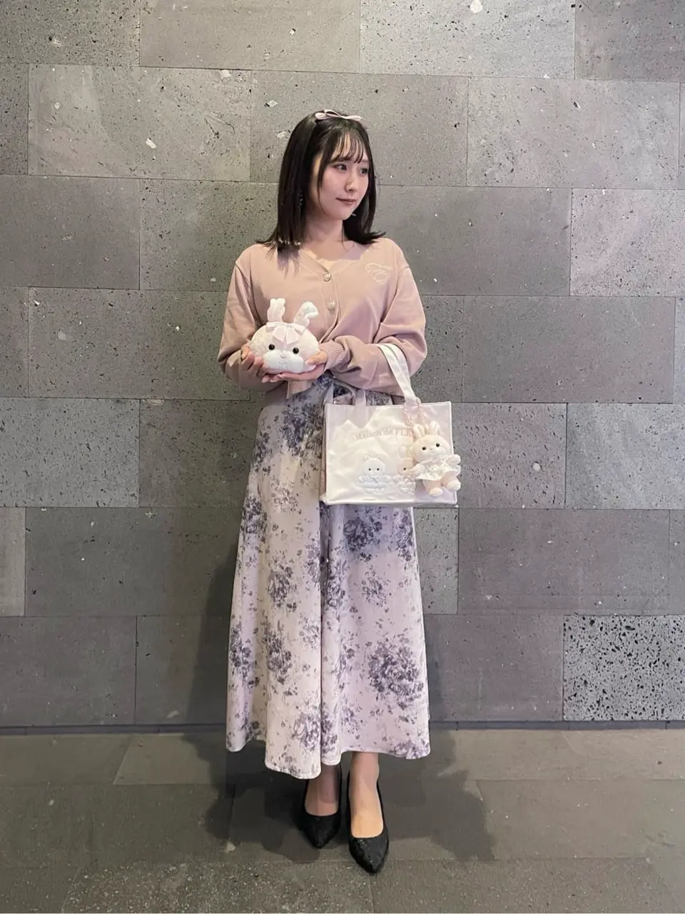 ジョリーフルール　名古屋クリマ　エピファニー＆新作テイラー　招き猫10㎝ポーチ⑥ ◇ハンドメイド ポーチ ジョリーフルール マイリトルテイラー 猫