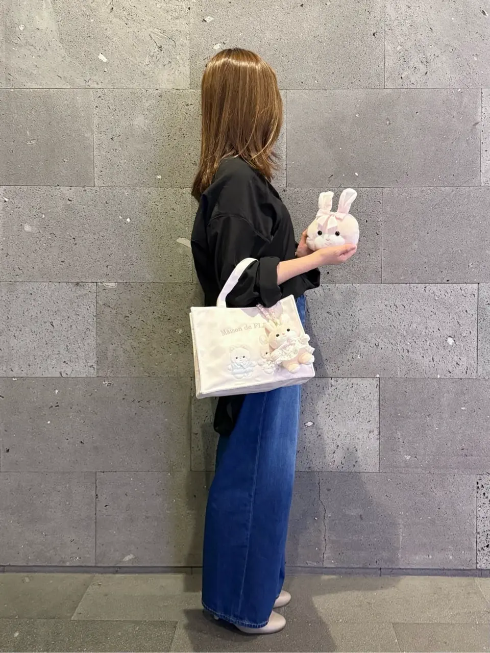 クリーミーうさぎチャーム/Maison de FLEUR（メゾン ド フルール）の