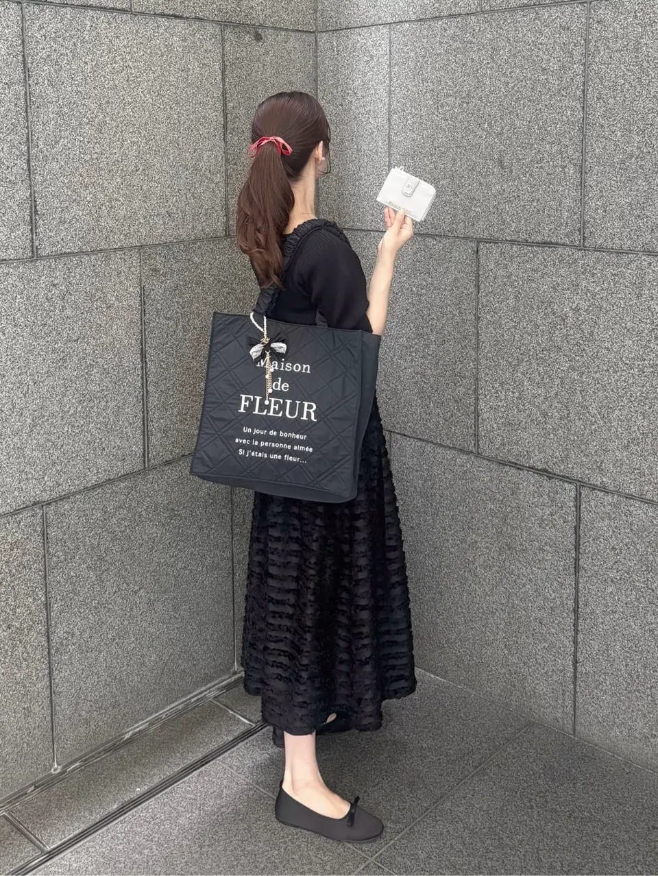 配色ビジューフラグメントケース/Maison de FLEUR（メゾン ド フルール