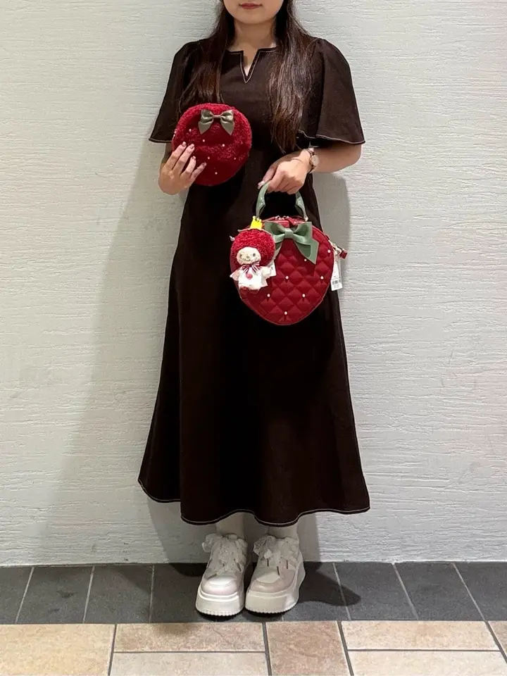 いちご新聞 いちごショルダーバッグ/Maison de FLEUR（メゾン ド