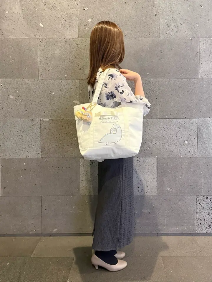 すみっコぐらし とかげ トートバッグ/Maison de FLEUR（メゾン ド