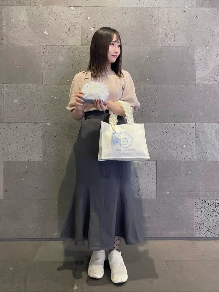 すみっコぐらし とかげ ラウンドポーチ/Maison de FLEUR（メゾン ド