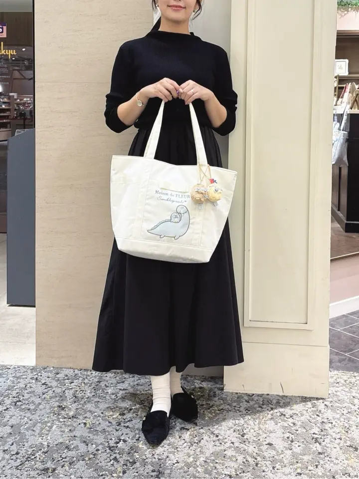 すみっコぐらし とかげ トートバッグ/Maison de FLEUR（メゾン ド