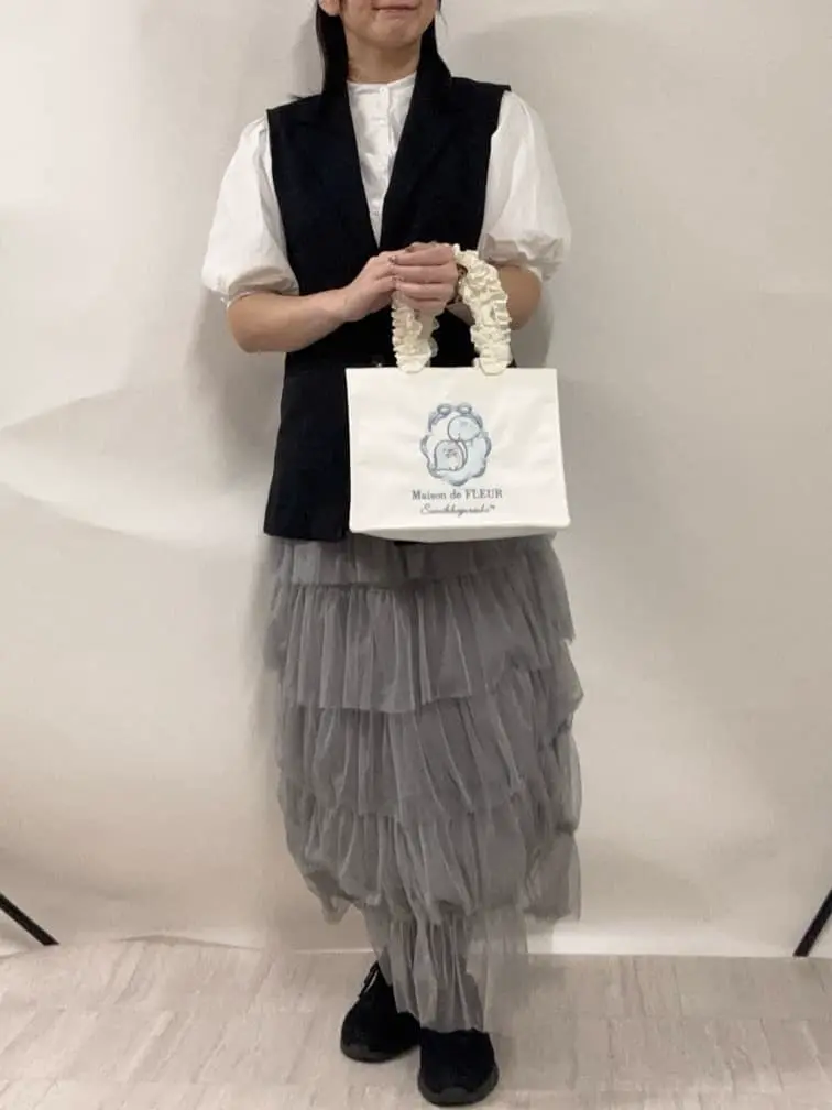 すみっコぐらし とかげ スクエアトート/Maison de FLEUR（メゾン ド