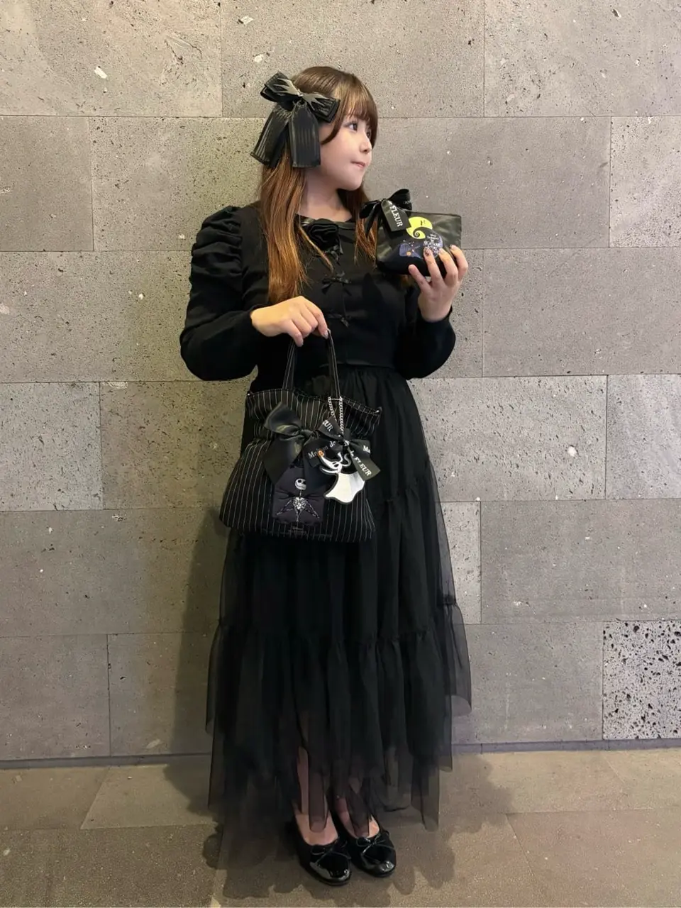 メゾンドフルール ジャックスケリントン ディズニー　2Wayミニトートバッグ Jack/2Wayミニトートバッグ/Maison de FLEUR（メゾン ド フルール）の