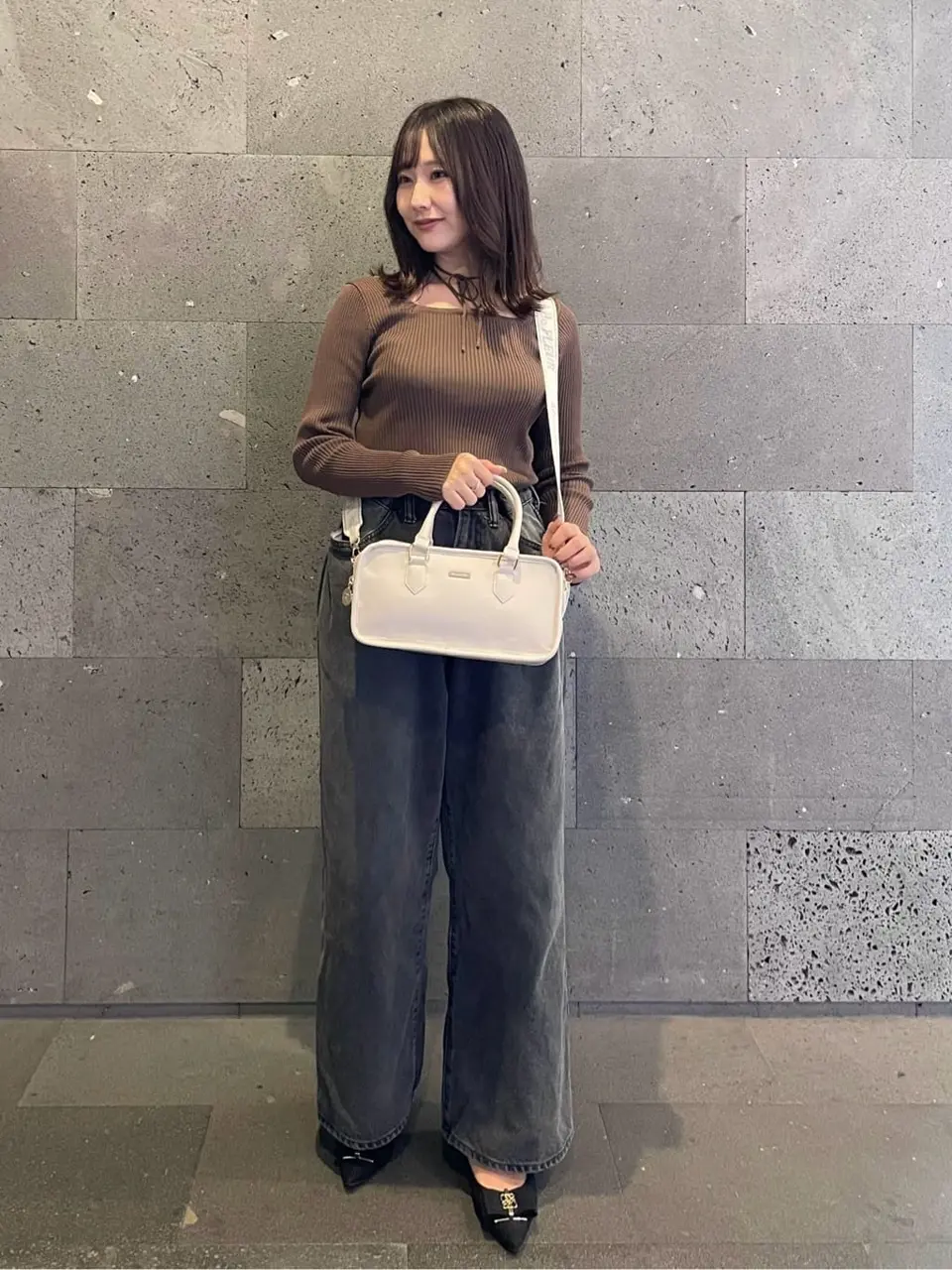 ピンクマニアスクエア2Wayトートバッグ/Maison de FLEUR（メゾン ド