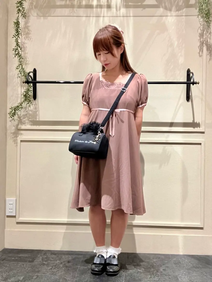 チュールハンドル2Wayボストンバッグ/Maison de FLEUR（メゾン ド