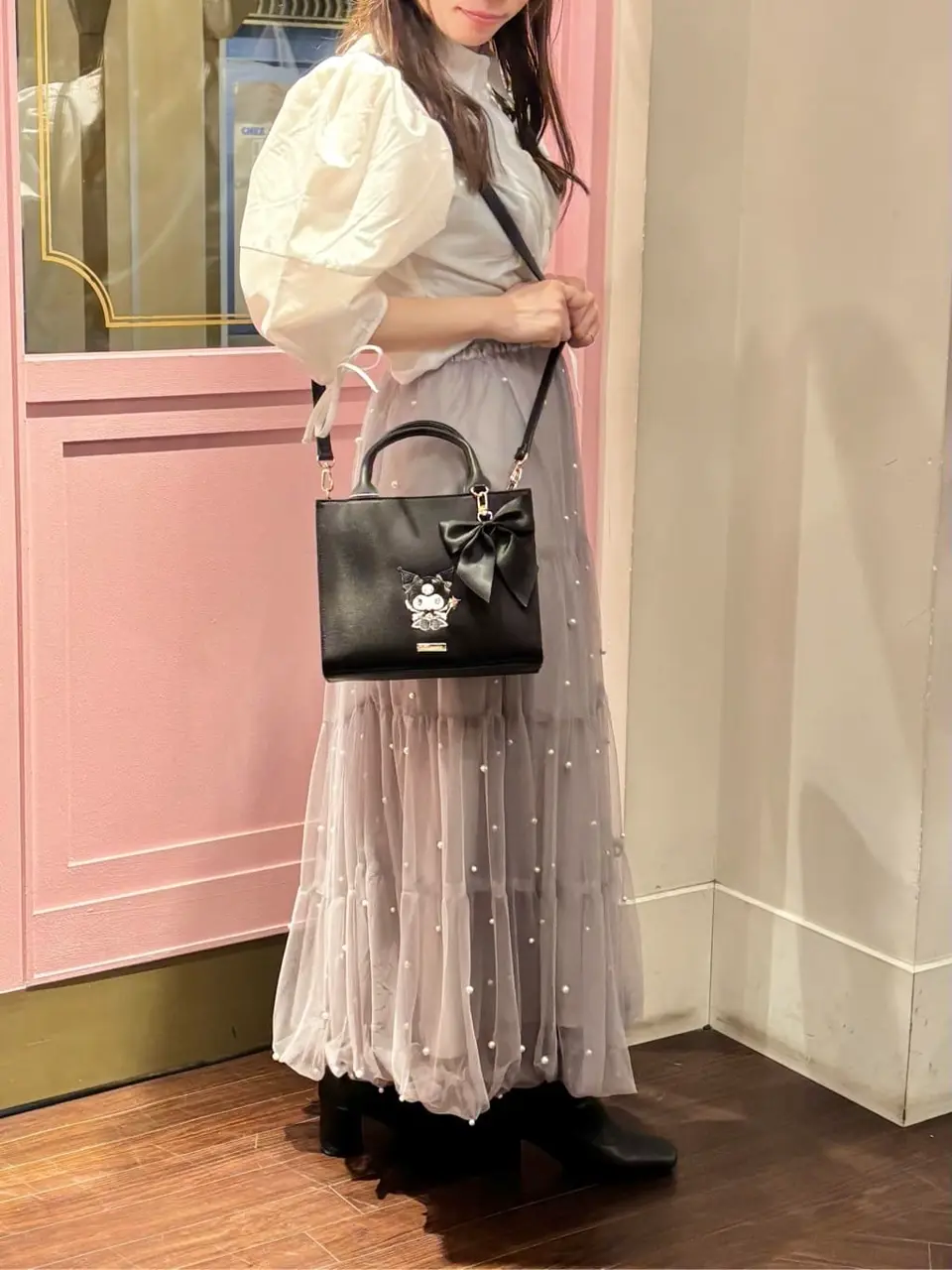 Maison de FLEUR KUROMI 2Wayトートバッグ KUROMI 2Wayトートバッグ/Maison de FLEUR（メゾン ド フルール）の